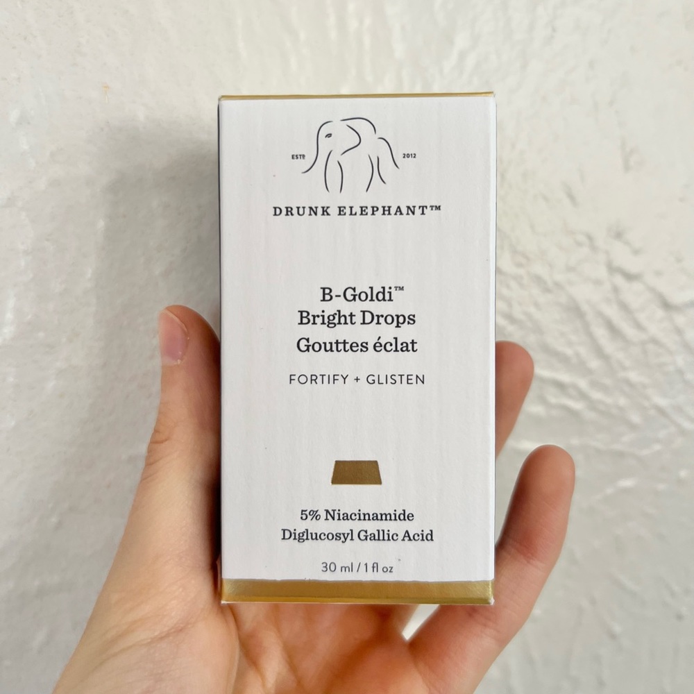 B-Goldi™M Bright Illuminating Drops with 5%
Niacinamide